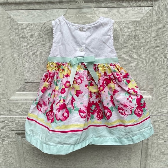 12m floral dress Easter Perfect! Baby girl Blueberi Boulevard. - Picture 2 of 6